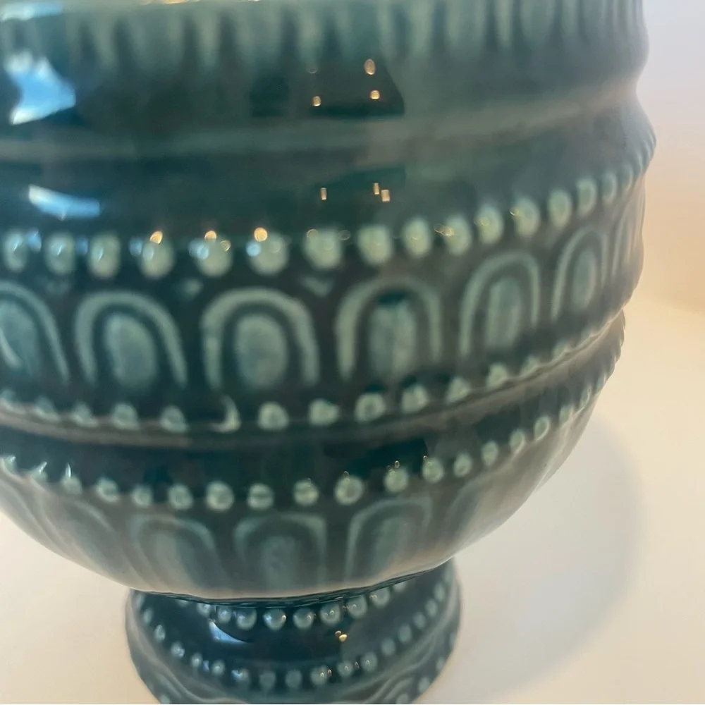 Vintage Royal Sealy Japan Mid Century Modern 1970s Blue/Teal Rare Tea Cup Mug‎